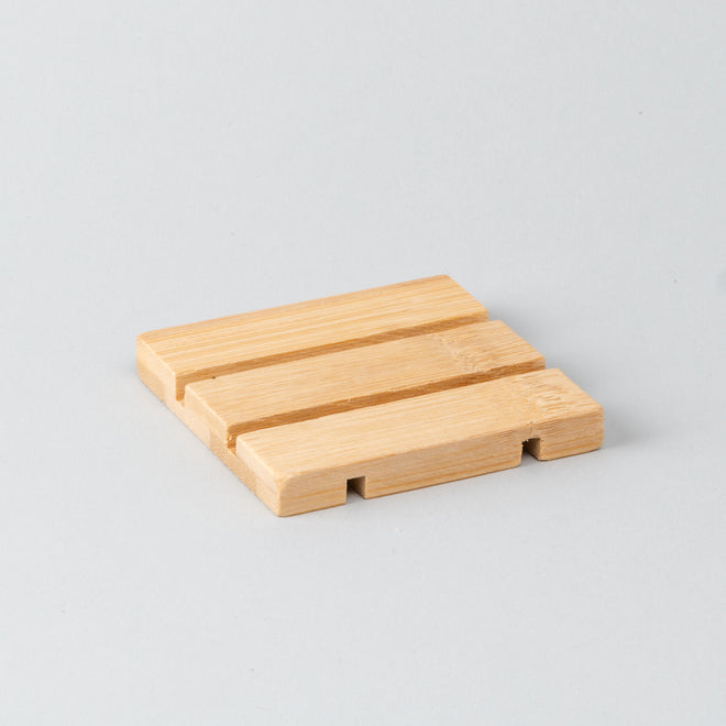 Square Wood Soap Dish