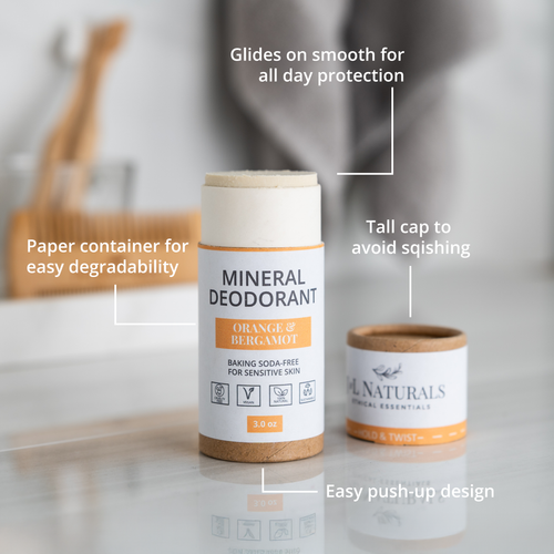 Mineral Deodorant (2-Pack) Travel Size